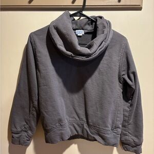 Women's Gray Cowl Neck Pullover Sweater